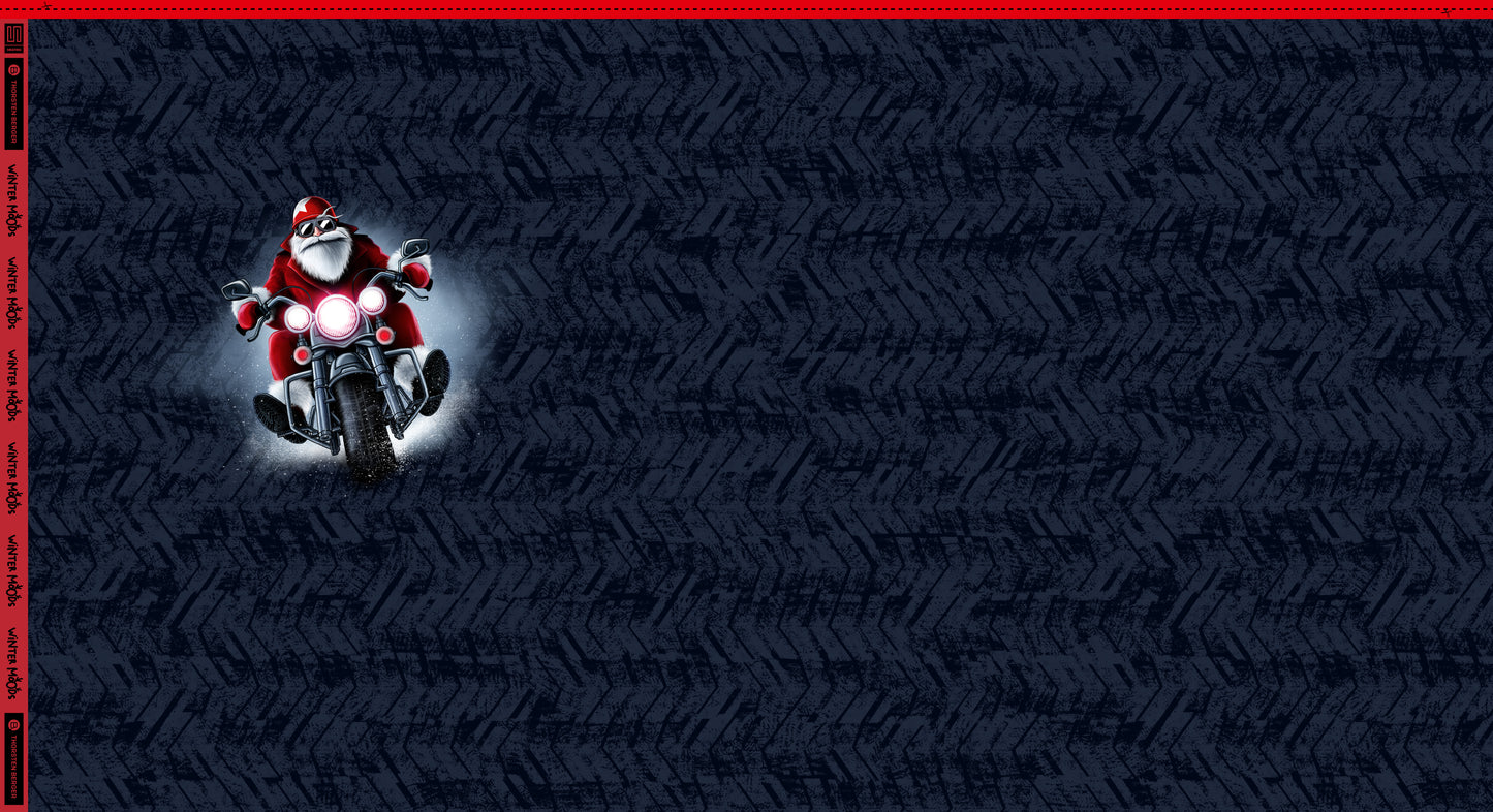 SANTA IS COMING NAVY by Thorsten Berger PANEL