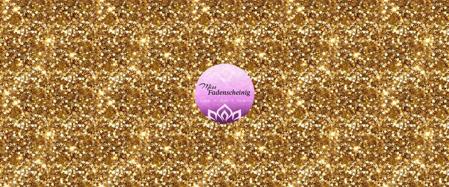 GLITTERGOLD Bio-Jersey MissFadenscheinig