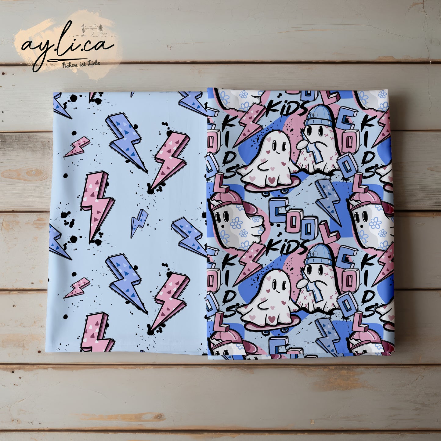 SPARPAKET COOL GHOSTS BLUE/PINK