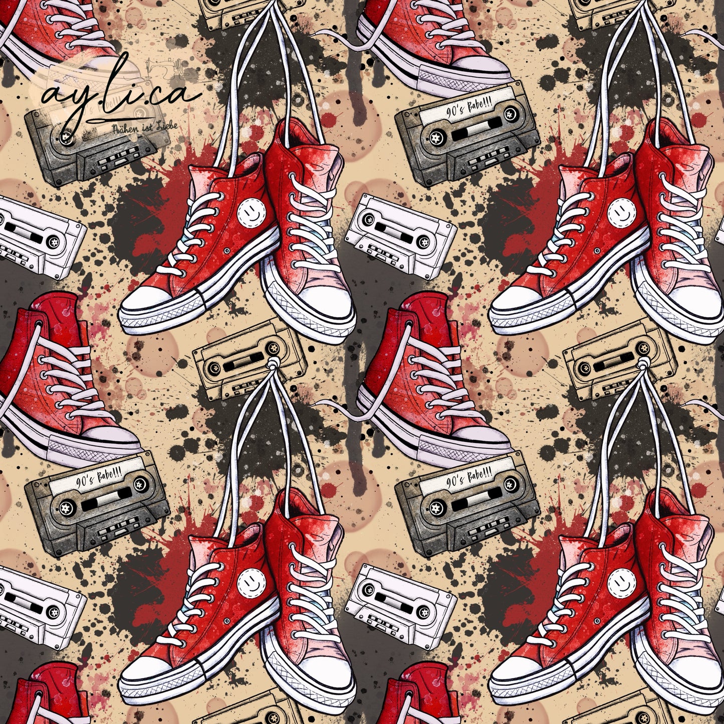 RETRO FEETS rot EXKLUSIV