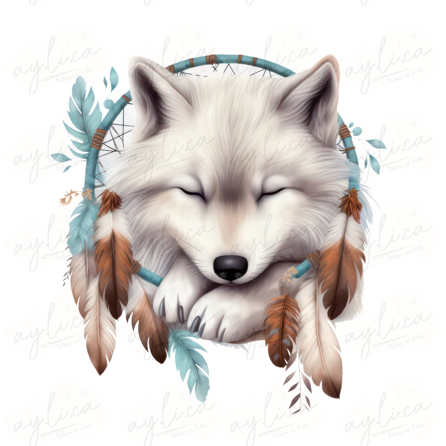 BÜGELBILD BOHOWOLF