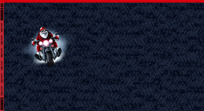 SANTA IS COMING NAVY by Thorsten Berger PANEL