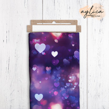 HEARTS BOKEH LILA