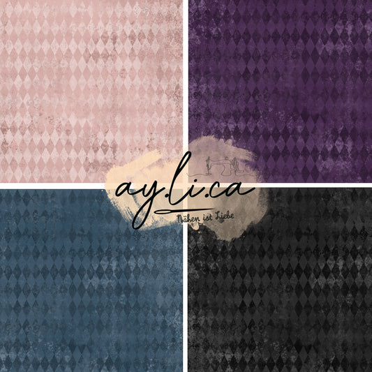 DISTRESSED HARLEQUIN in 4 Farben