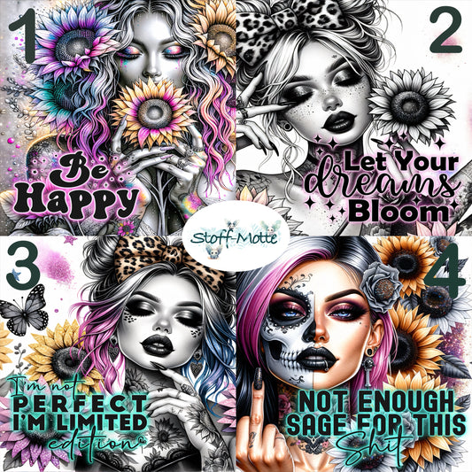 WOMANS in 4 Varianten