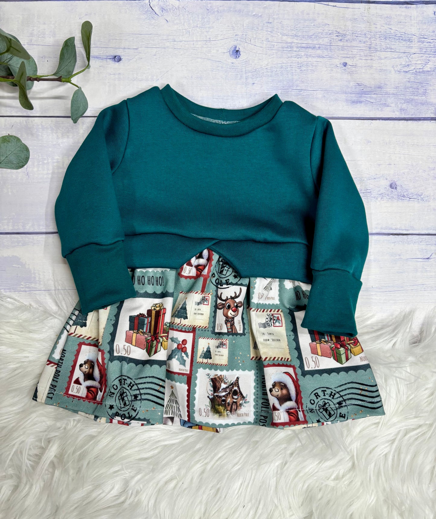 GIRLY SWEATER Weihnachtspost Gr.80