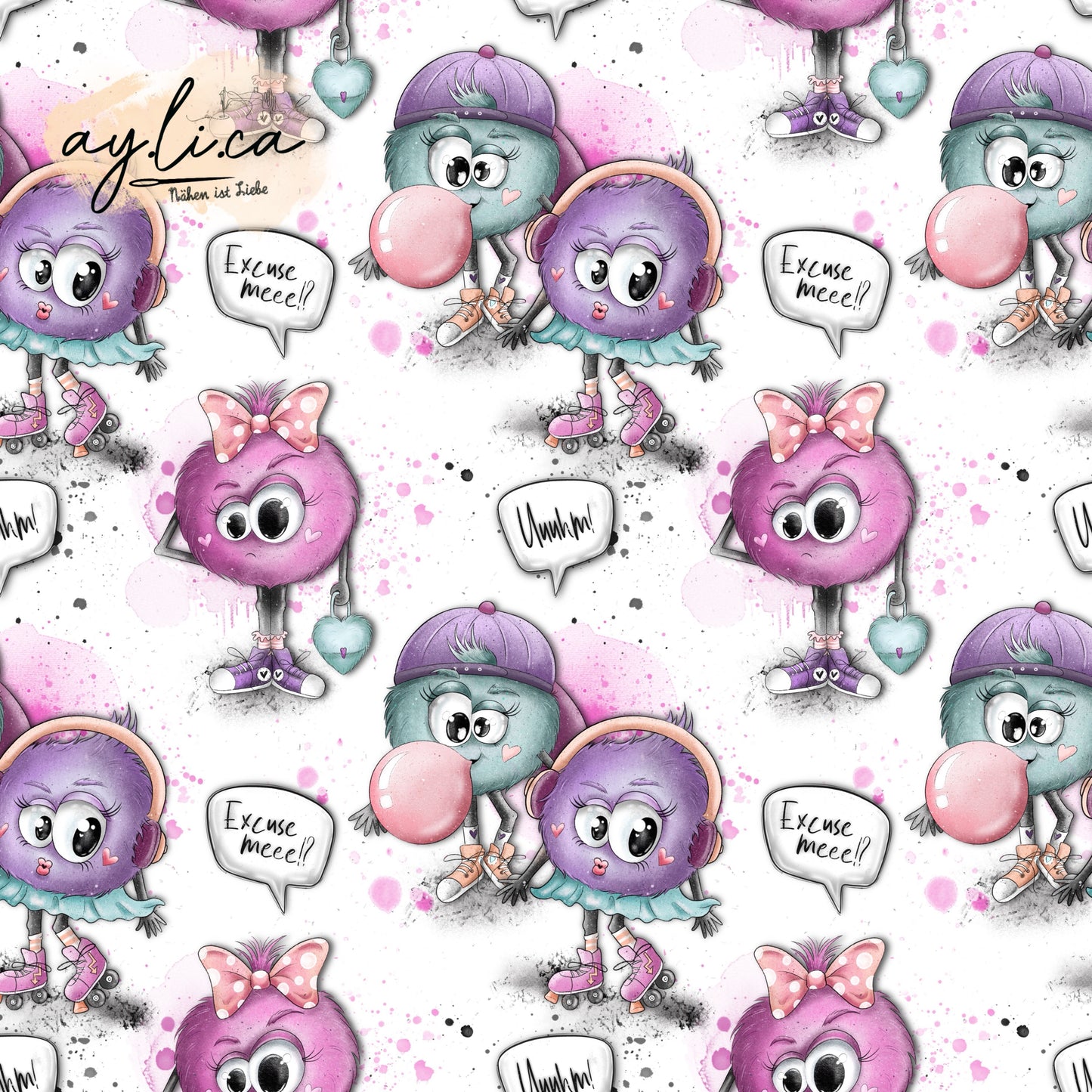 FLUSENGANG GIRLY & 3 KOMBISTOFFE