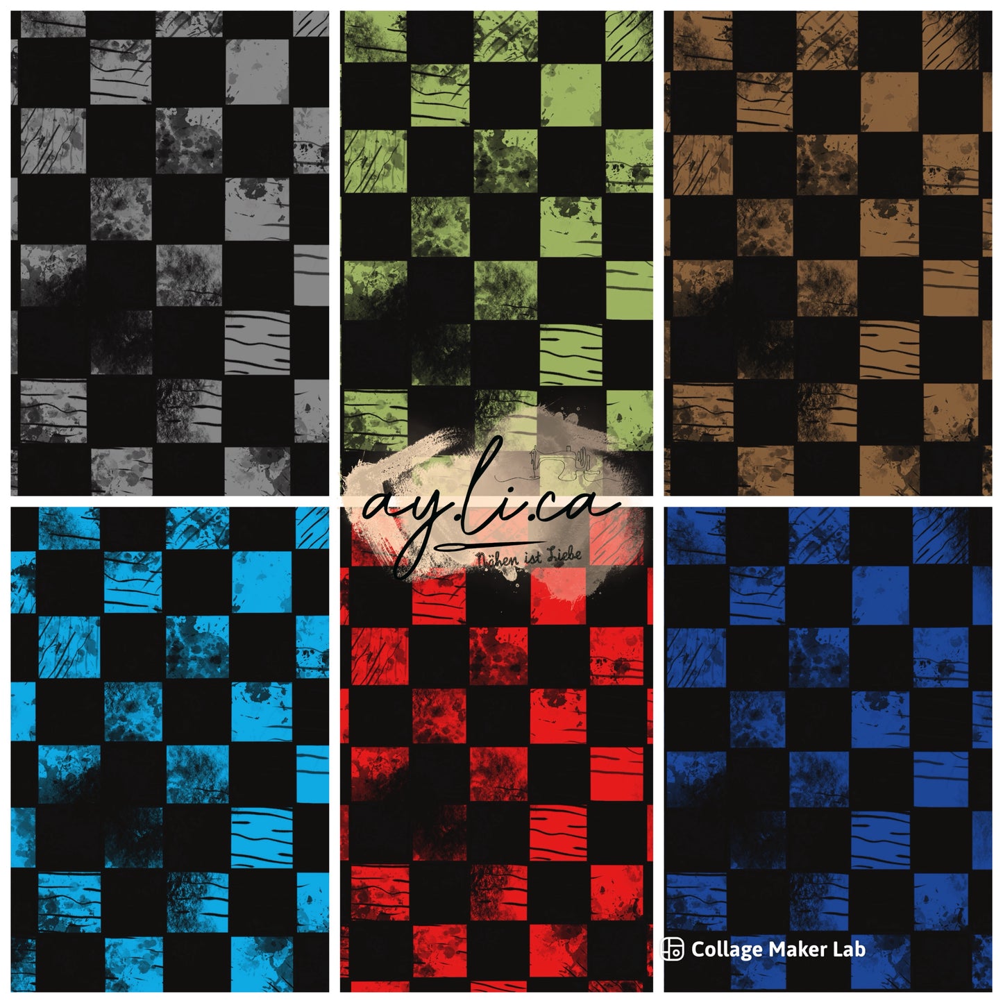 CHECKER KAROS UNIFARBEN 1