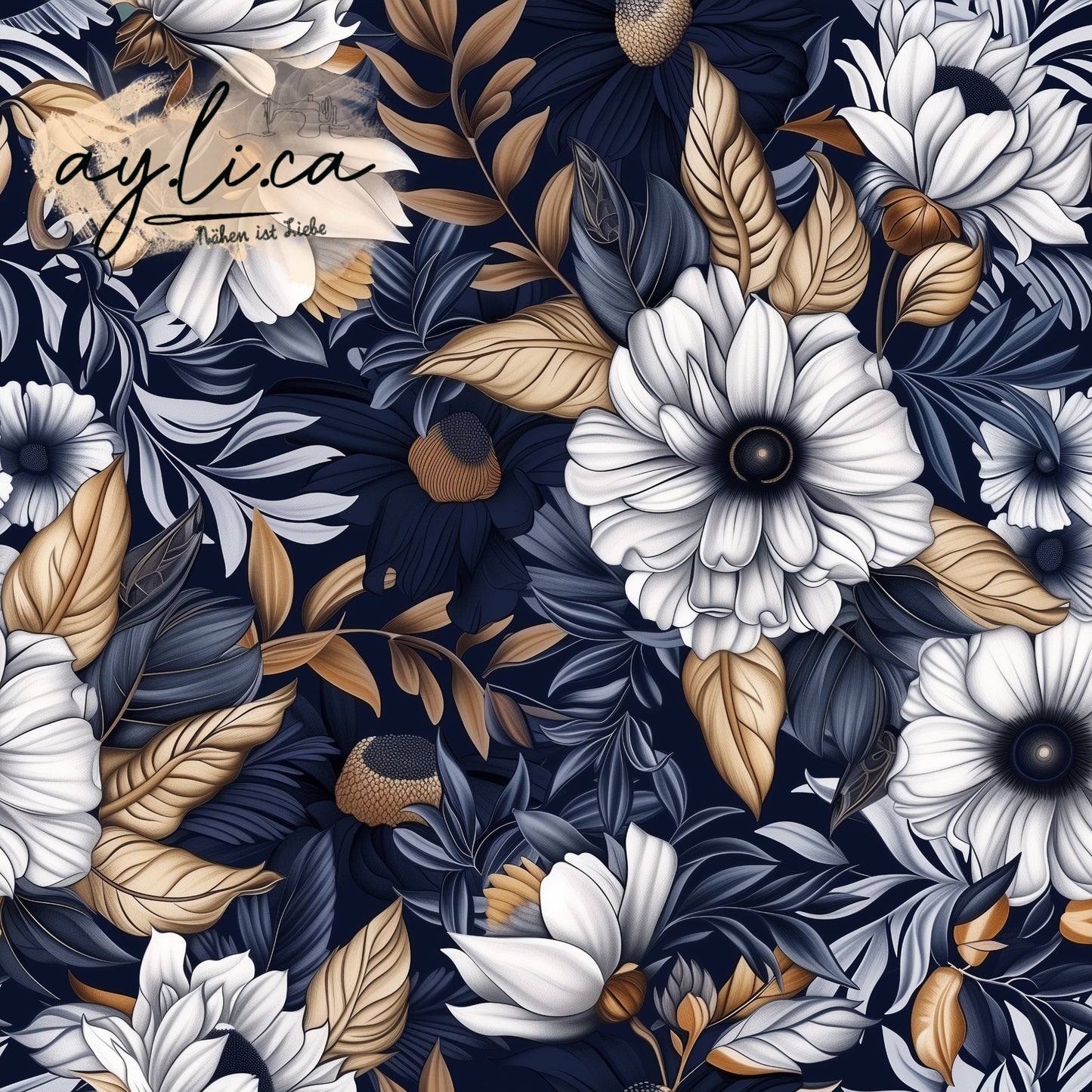 BLUE FLOWERS in 2 Varianten
