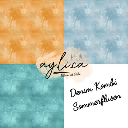 DENIM BEACH FLUSEN KOMBIS in 3 Farben