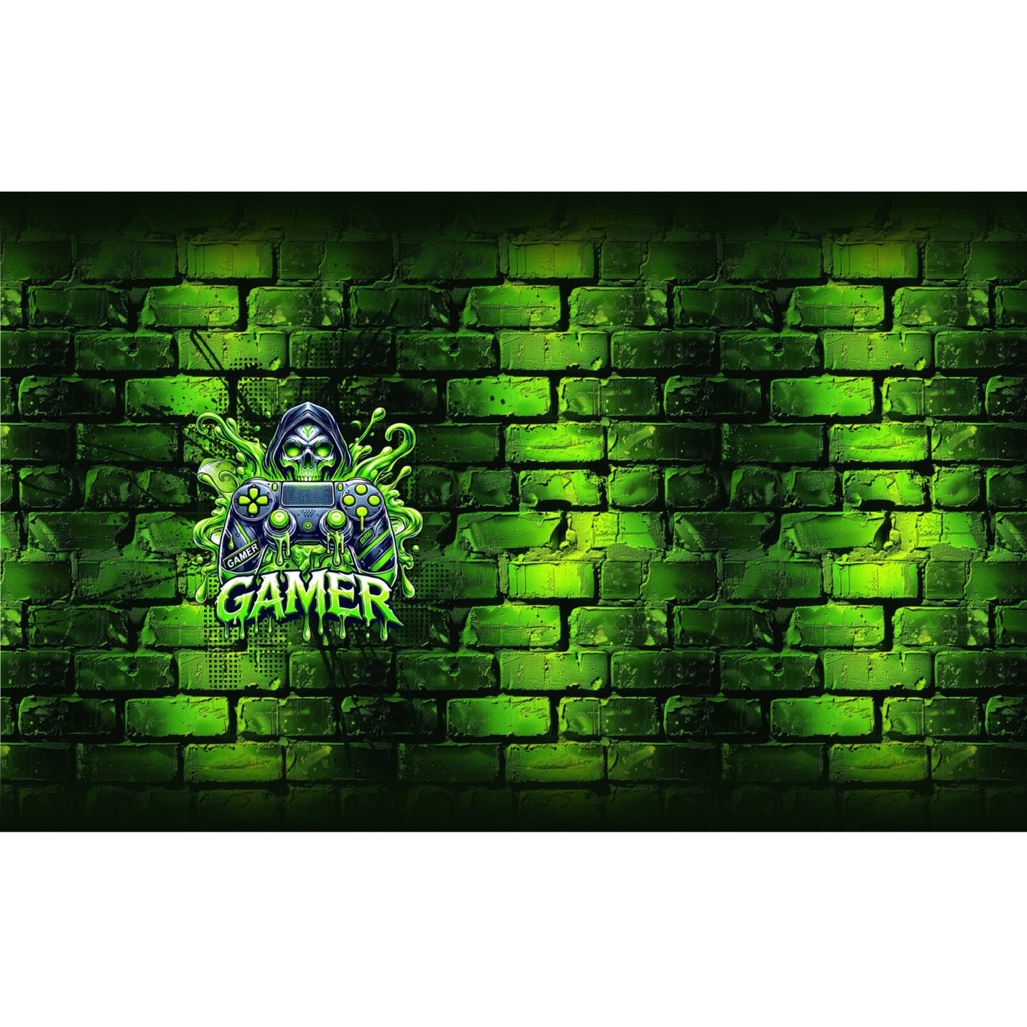 PANEL GAMER SKULL exklusiv ca. 70x170cm
