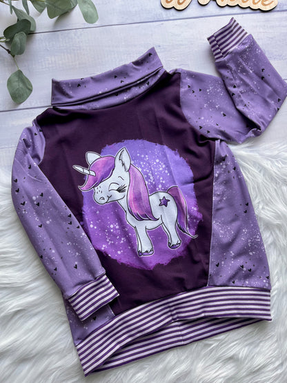 ROLLKRAGENPULLOVER Einhorn Gr.98/104