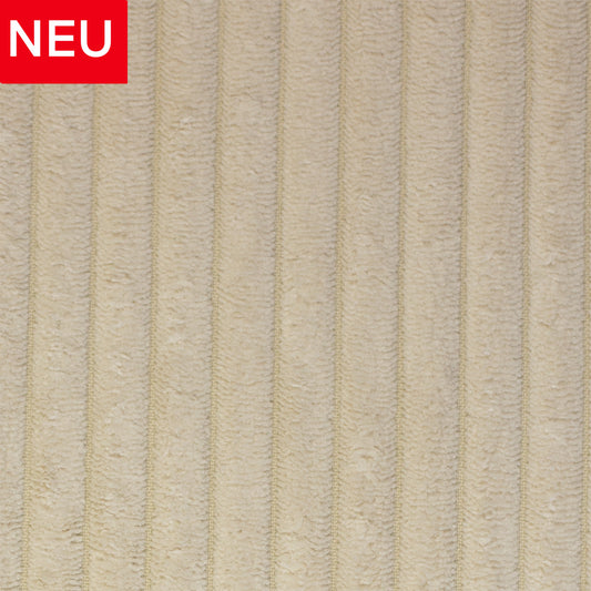 CORD SAMT STOFF - WANJA VON SWAFING naturweiß
