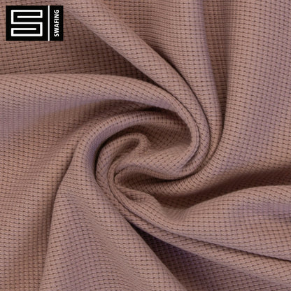 WAFFELJERSEY - CLARISSA VON SWAFING altrosa