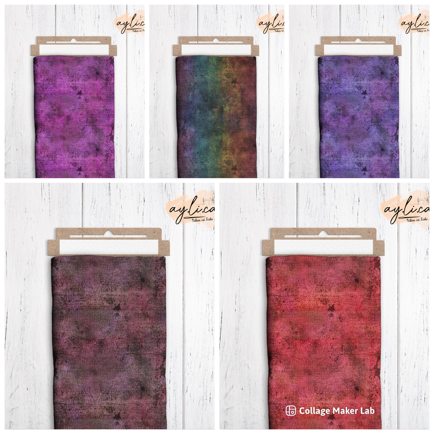 DISTRESSED DENIM STYLE #2 in 5 Farben