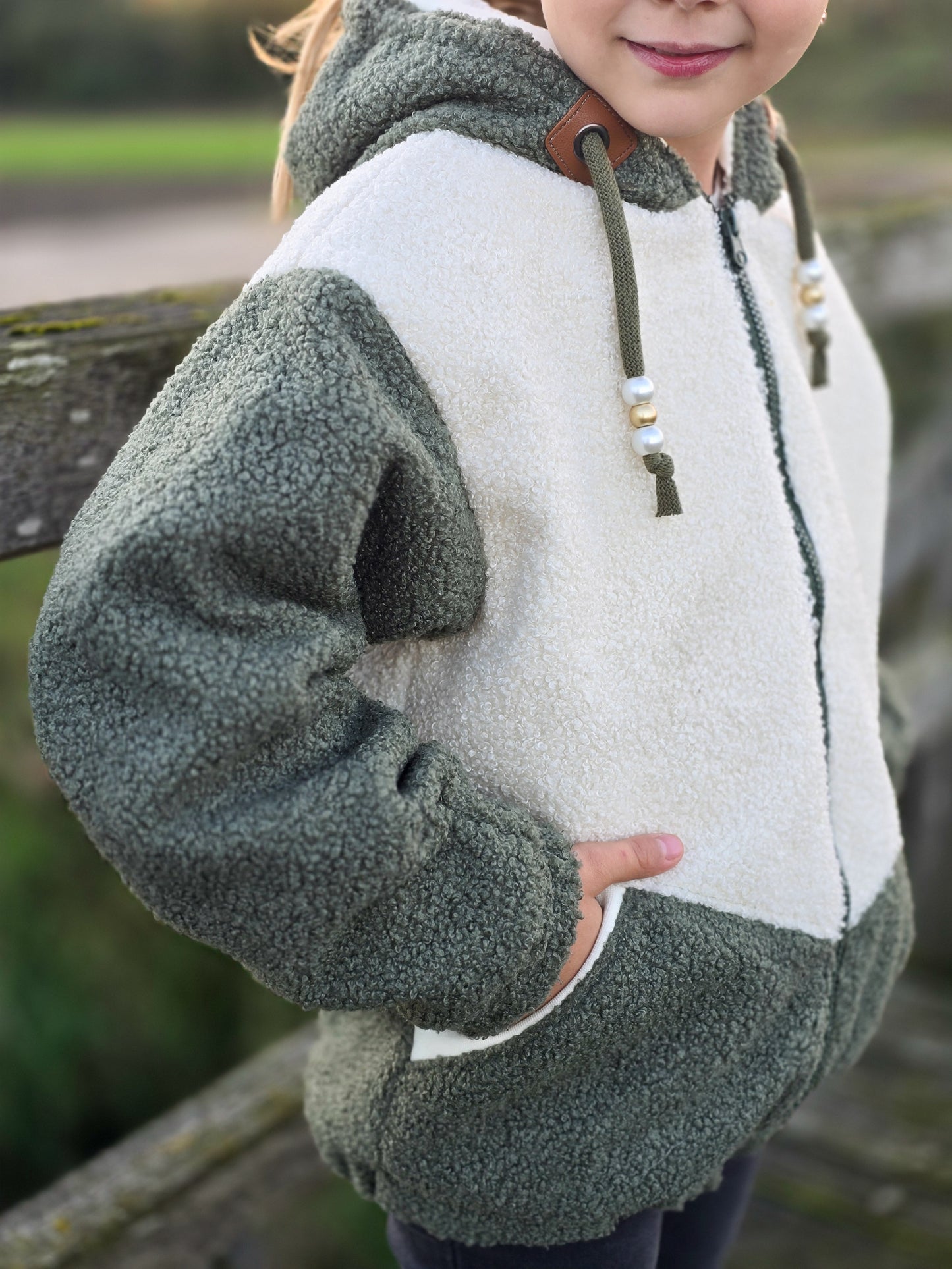 BOUCLE TEDDYSTOFF - KODIAK VON SWAFING grau