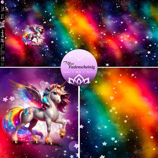 PANEL „RAINBOW“ Bio-Jersey MissFadenscheinig